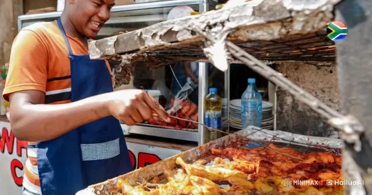 Street Vendor Surprised by Rat Invasion – AI Generated Video | Hailuo AI