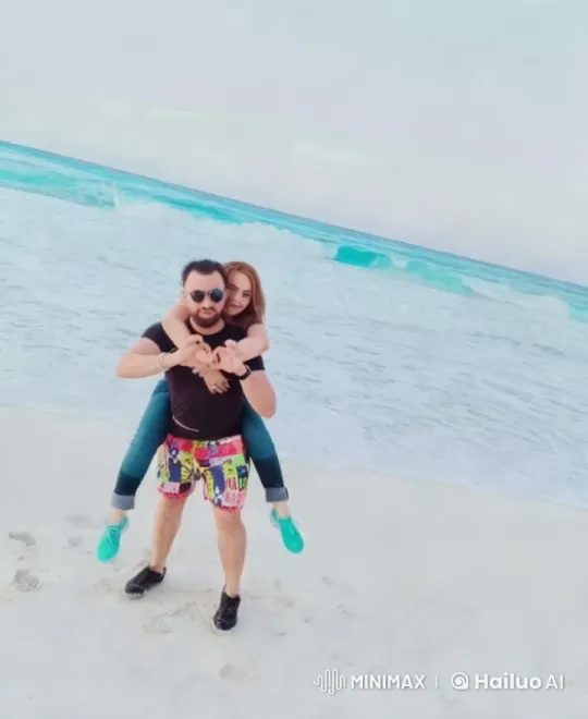 High-Energy Beach Kungfu Fight and Splash Dive – AI Generated Video | Hailuo AI