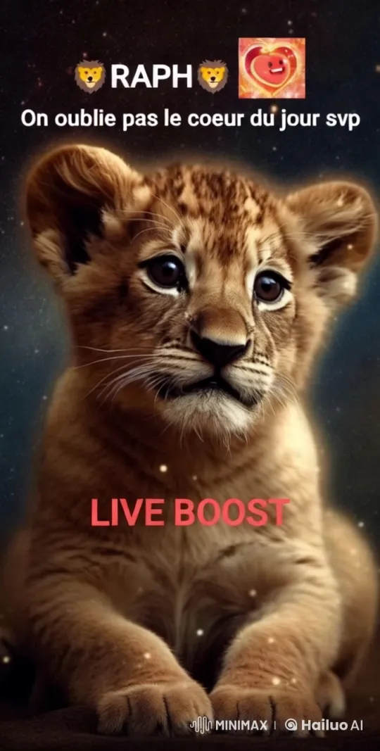 Young Lion Cub Roars with Live Effect – AI Generated Video | Hailuo AI