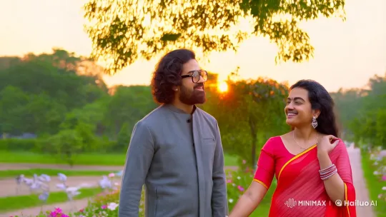 Romantic Couple in Park at Twilight Singing and Dancing – AI Generated Video | Hailuo AI