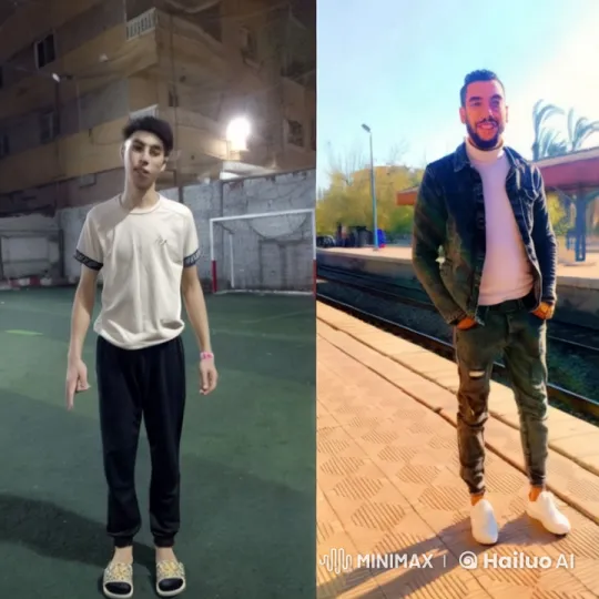 Contrasting Scenes: Night Sports Field and Day Train Station – AI Generated Video | Hailuo AI