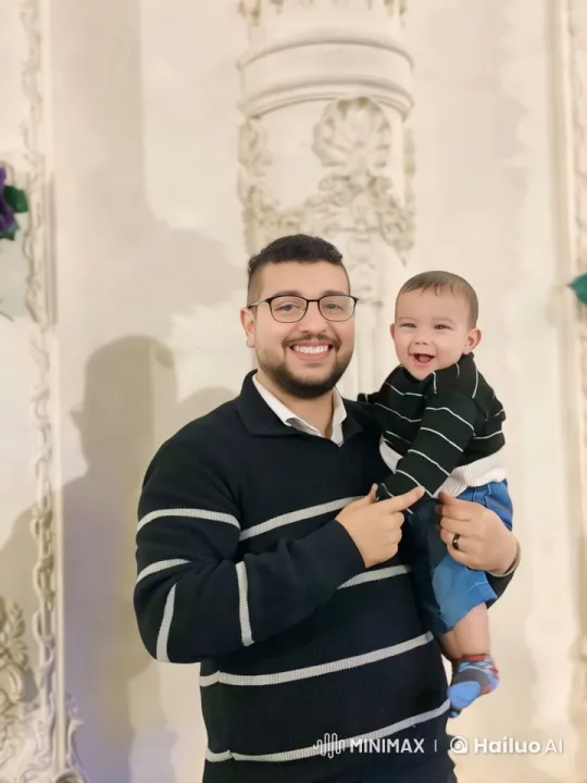 Joyful Interactions: Man and Baby in Elegant Room – AI Generated Video | Hailuo AI