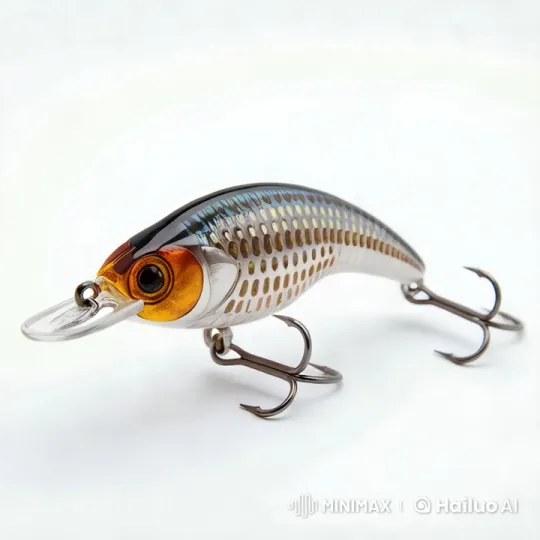 Captivating Close-Up of a Crafted Fishing Lure – AI Generated Video | Hailuo AI