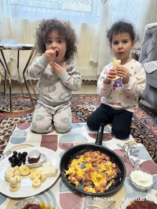 Children's Playful Breakfast and Kung-Fu Moves – AI Generated Video | Hailuo AI