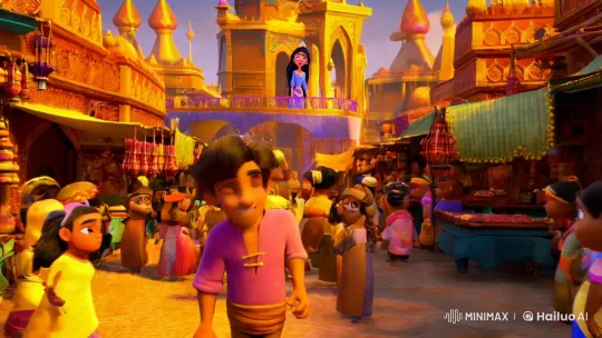 Aladdin's Quest in Vibrant Agrabah with Love and Shadows – AI Generated Video | Hailuo AI