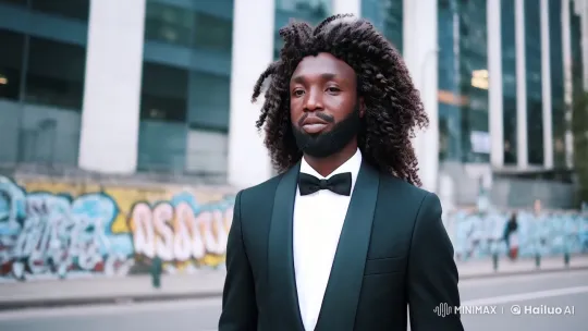 Urban Sophistication and Cultural Richness in a Man's Versatile Style – AI Generated Video | Hailuo AI