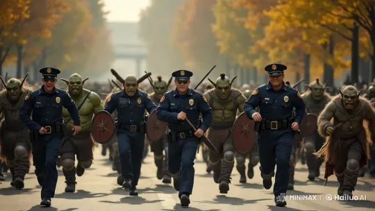 Fantasy and Reality Blend in Joyful Parade – AI Generated Video | Hailuo AI