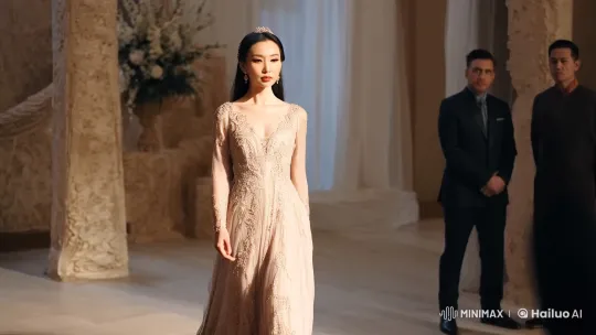 Elegant Asian Woman Commands Attention in Aesthetic Scene – AI Generated Video | Hailuo AI