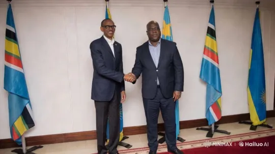 Felix and Kagame Dance Together, Celebrating Unity – AI Generated Video | Hailuo AI
