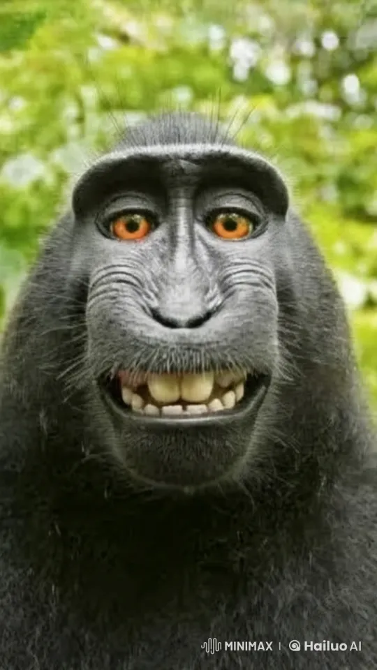 Gorilla Escapes Through Vibrant Forest in Live2D Animation – AI Generated Video | Hailuo AI