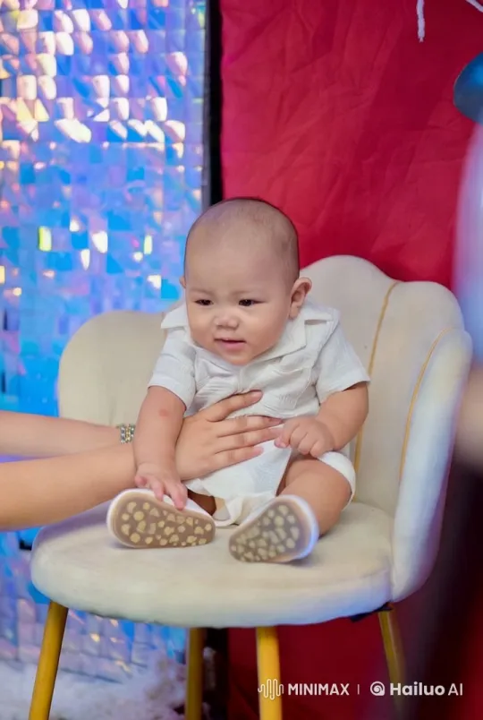Baby Dancing Playfully in Colorful Setting – AI Generated Video | Hailuo AI