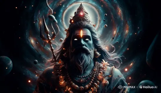 Cosmic Being: A Majestic Figure in a Celestial Setting – AI Generated Video | Hailuo AI