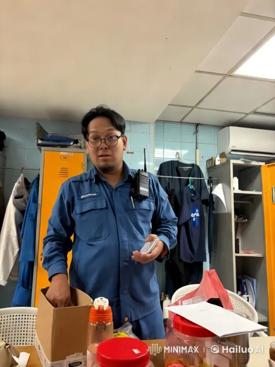 Energetic Man Dancing in Colorful Locker Room – AI Generated Video | Hailuo AI
