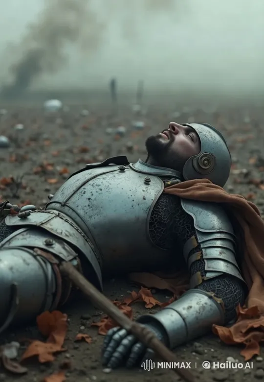 Struggling Soldier on Desolate Battlefield – AI Generated Video | Hailuo AI