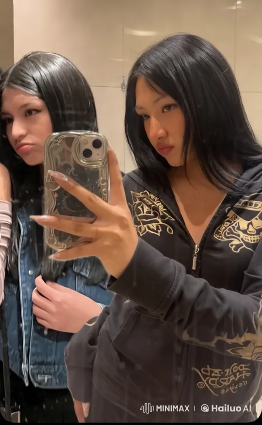 Affectionate Moment Between Two Girls Captured – AI Generated Video | Hailuo AI