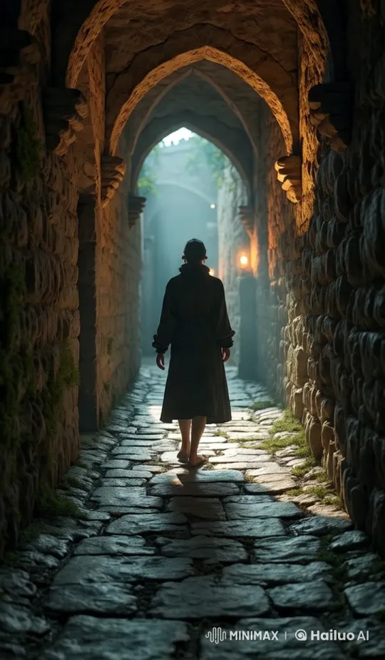 Medieval Monastery Walkthrough: Realistic First-Person Experience – AI Generated Video | Hailuo AI