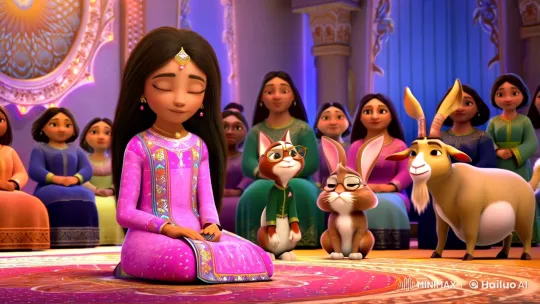 Innocent Girl Delivers Emotional Naat at Enchanted Stage – AI Generated Video | Hailuo AI