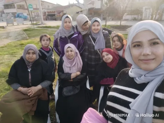 Women in Hijabs Perform Kungfu in Outdoor Setting – AI Generated Video | Hailuo AI