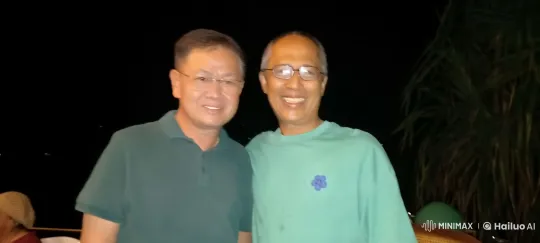 Two Men Dance and Sing Joyfully at Night – AI Generated Video | Hailuo AI