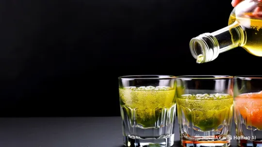 Artful Cocktail Pouring Display with Dynamic Camera Work – AI Generated Video | Hailuo AI