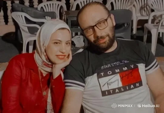 Couple's Intimate Moment in White Plastic Chairs – AI Generated Video | Hailuo AI