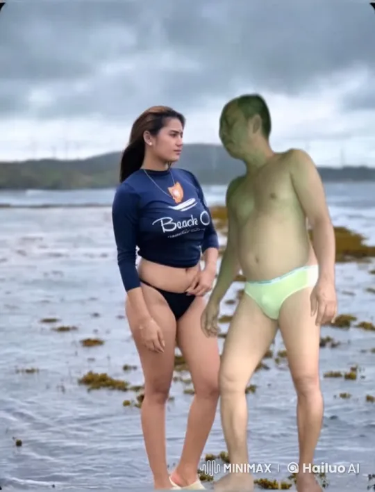 Romantic Beach Kiss with Serene Seascape – AI Generated Video | Hailuo AI