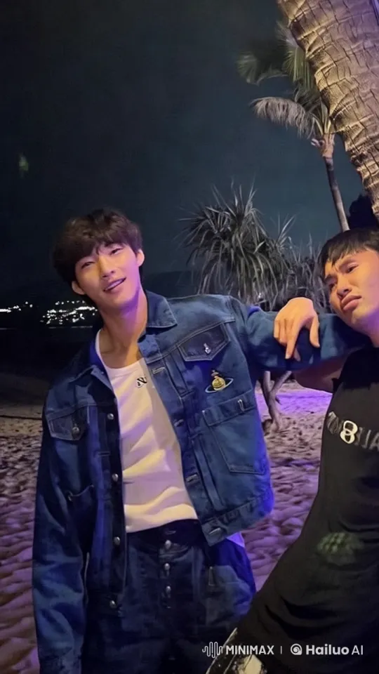 Night Beach Kung Fu Training Scene – AI Generated Video | Hailuo AI