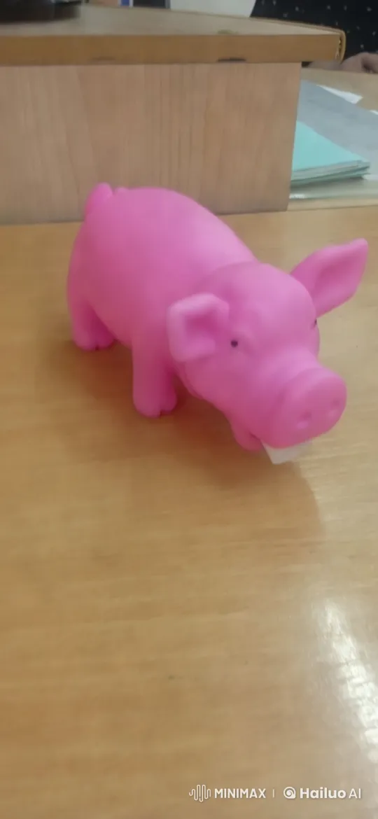 Toy Pig Finds Coin, Explodes in Confetti Surprise – AI Generated Video | Hailuo AI