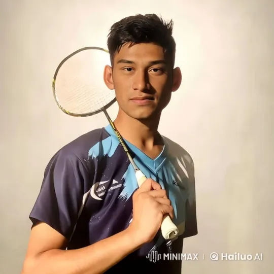 Badminton Enthusiast Showcases Style and Poise – AI Generated Video | Hailuo AI