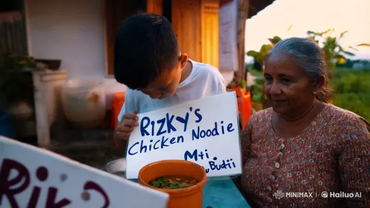 Rizky's Chicken Noodles: A Family's Pride and Future – AI Generated Video | Hailuo AI