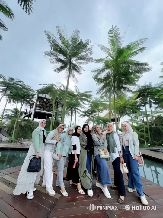 Friends Practice Martial Arts in Lush Surroundings – AI Generated Video | Hailuo AI