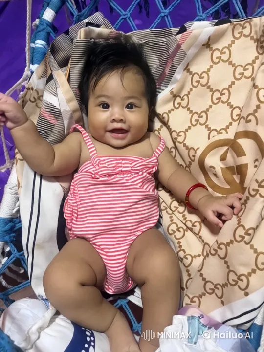 Baby Dancing in Designer-Inspired Hammock Setting – AI Generated Video | Hailuo AI