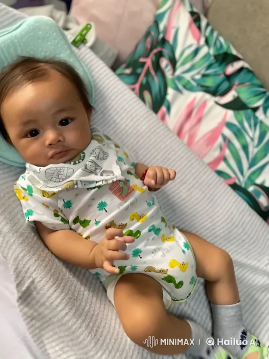 Baby Dino Onesie Dances Like a Tiny Metalhead – AI Generated Video | Hailuo AI