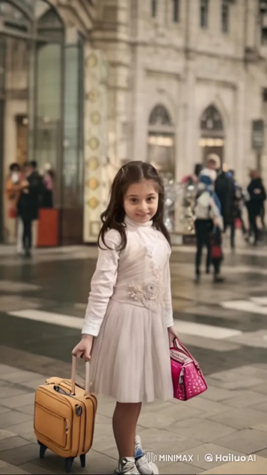 Graceful Girl in Luxurious Shopping Setting – AI Generated Video | Hailuo AI