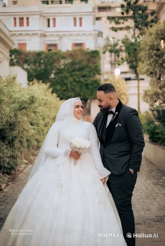 Unexpected Kungfu Wedding Fight in Elegant Setting – AI Generated Video | Hailuo AI
