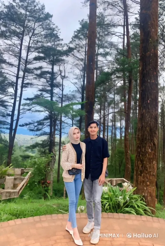 Couple Performs Graceful Kungfu in Serene Forest Setting – AI Generated Video | Hailuo AI