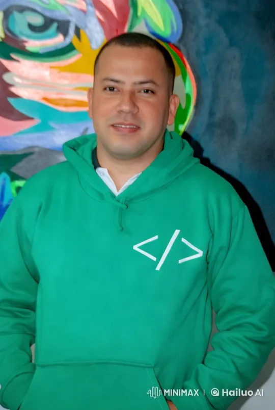 Luis Lectures on SEO in Vibrant Auditorium – AI Generated Video | Hailuo AI