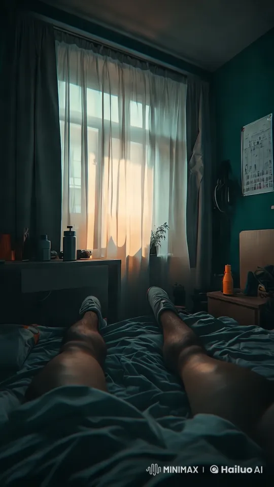 Morning Wake-Up POV: Serene and Realistic Bedroom Scene – AI Generated Video | Hailuo AI