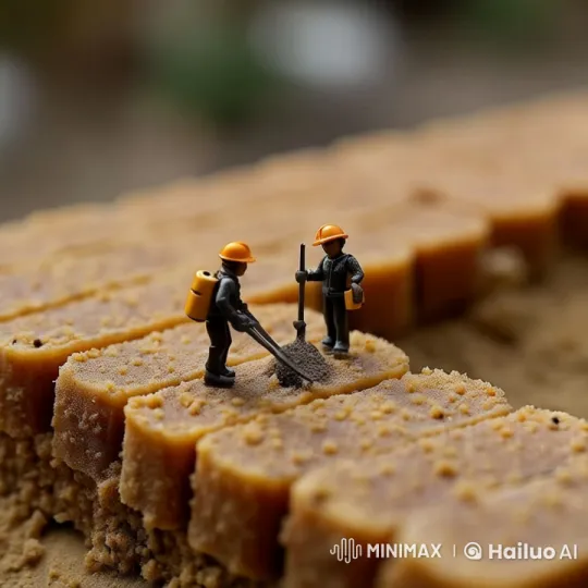 Tiny Workers Seal Cracks with Lemon Cement in Live2D Animation – AI Generated Video | Hailuo AI