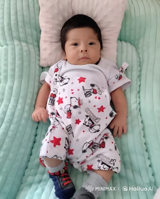 Baby's Playful Kung Fu Dance on Mint-Green Blanket – AI Generated Video | Hailuo AI