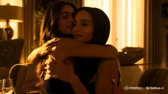 Intimate Embrace Captured in Golden Light – AI Generated Video | Hailuo AI