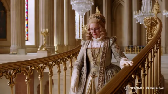 Distinguished Woman in Grand Banquet Hall – AI Generated Video | Hailuo AI