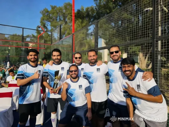 Team Celebrates Victory with Joyful, Gravity-Defying Dance – AI Generated Video | Hailuo AI