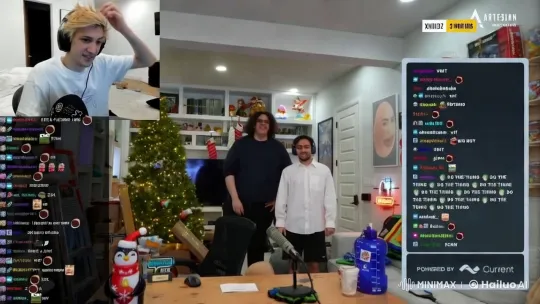Christmas Room Confrontation with Dramatic Tree Collision – AI Generated Video | Hailuo AI
