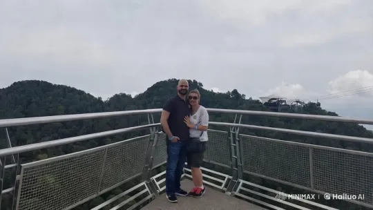 Couple Engages in Intense Kung Fu Fight Amidst Scenic Hills – AI Generated Video | Hailuo AI