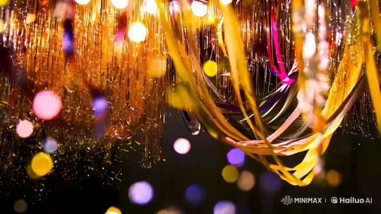 Vibrant Festivity: Twin TV Grand Opening Display – AI Generated Video | Hailuo AI