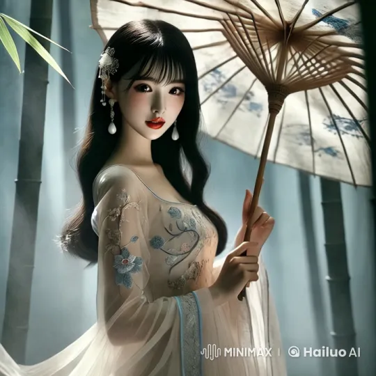 Mist Bamboo Forest: Enigmatic Beauty in Silk – AI Generated Video | Hailuo AI