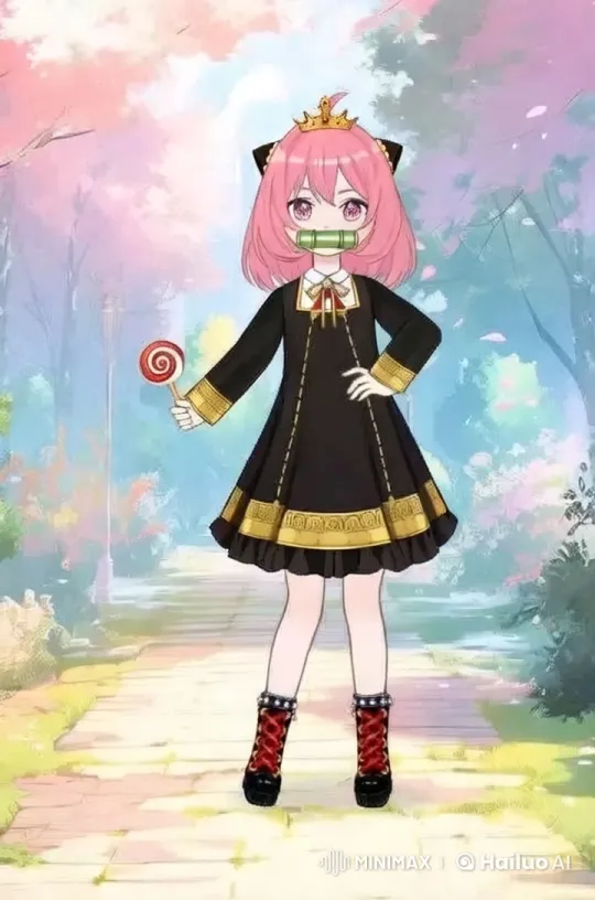 Pink-haired Girl Performs Graceful Kungfu in Dreamy Setting – AI Generated Video | Hailuo AI