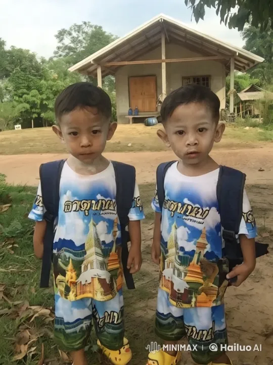 Boys in Colorful Outfits Play Kung Fu in Nature – AI Generated Video | Hailuo AI