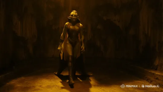 Orc Transforms into Marilyn Monroe in Surreal Scene – AI Generated Video | Hailuo AI